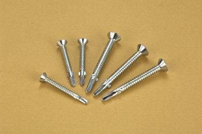 Flat Head with Wings Self Drilling Screws